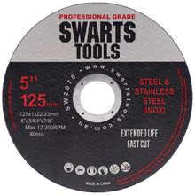Swarts Tools 5 Inch Cut Off Disc for Grinder - Each